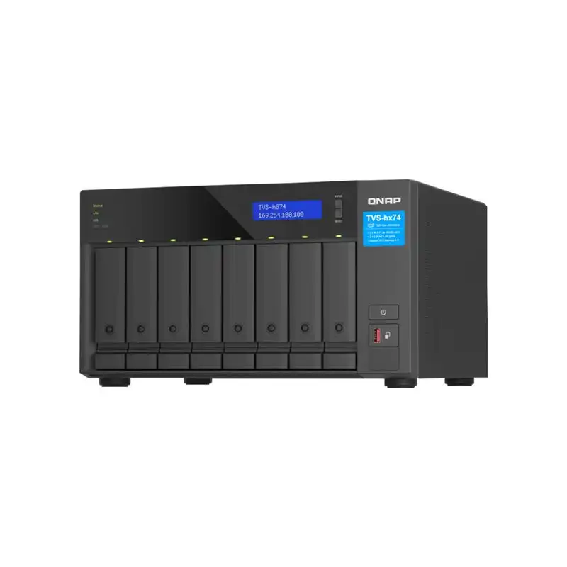 Serveur NAS - 8 Baies - SATA 6Gb - s - RAID JBOD, 0, 1, 5, 6, 10, 50, 60, RAID TP - RAM 32 Go ... (TVS-H874-I5-32G)_1