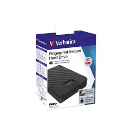 Verbatim Fingerprint Secure - Disque dur - chiffré - 1 To - externe (portable) - USB 3.1 Gen 1 (USB-C connect... (53650)_5