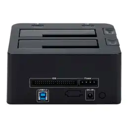 StarTech.com Dual-Bay USB 3.0 to SATA and IDE Hard Drive Docking Station, USB Hard Drive Dock, External ... (UNIDOCKU33)_5