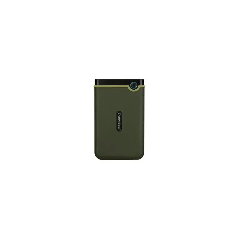 Transcend StoreJet 25M3 Slim - Disque dur - 1 To - externe (portable) - 2.5" - USB 3.0 - vert militaire (TS1TSJ25M3G)_1