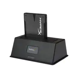 StarTech.com Station d'Accueil USB 3.0 Disque Dur - SSD SATA III 2,5" ou 3,5" avec UASP - Dock pour DD -... (SDOCKU33BV)_5