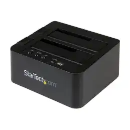 StarTech.com Standalone Hard Drive Duplicator, Dual Bay HDDSSD ClonerCopier, USB 3.1 (10 Gbps) to SATA ... (SDOCK2U313R)_1