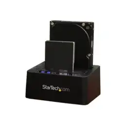 StarTech.com Standalone Hard Drive Duplicator, Dual Bay HDDSSD ClonerCopier, USB 3.1 (10 Gbps) to SATA ... (SDOCK2U313R)_2