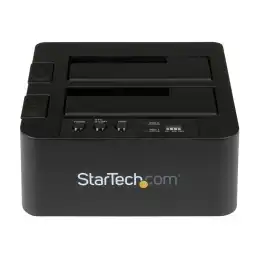 StarTech.com Standalone Hard Drive Duplicator, Dual Bay HDDSSD ClonerCopier, USB 3.1 (10 Gbps) to SATA ... (SDOCK2U313R)_4