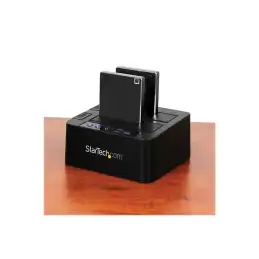 StarTech.com Standalone Hard Drive Duplicator, Dual Bay HDDSSD ClonerCopier, USB 3.1 (10 Gbps) to SATA ... (SDOCK2U313R)_10