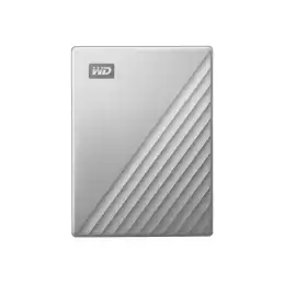 WD My Passport Ultra WDBFTM0040BSL - Disque dur - chiffré - 4 To - externe (portable) - USB 3.0 ... (WDBFTM0040BSL-WESN)_1