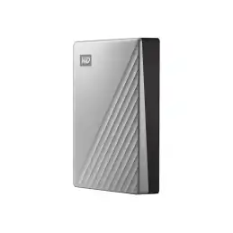 WD My Passport Ultra WDBFTM0040BSL - Disque dur - chiffré - 4 To - externe (portable) - USB 3.0 ... (WDBFTM0040BSL-WESN)_3