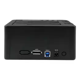 StarTech.com Dual Bay Hard Drive Duplicator, Standalone USB 3.0 (5 Gbps) eSATA to 2.53.5 SATA III HDDSS... (SDOCK2U33RE)_3