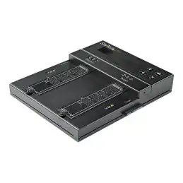 StarTech.com Duplicateur et Nettoyeur Disque M.2 SATA & M.2 NVMe - Duplicator - Eraser HDD - SSD Disques ... (SM2DUPE11)_1