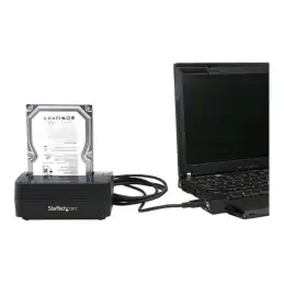 StarTech.com Station d'accueil pour Disque Dur SATA - SSD 2,5" ou 3,5" avec USB 3.0 - Station d'accueil ... (SATDOCKU3S)_3