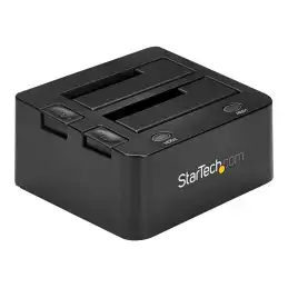 StarTech.com Dual-Bay USB 3.0 to SATA Hard Drive Docking Station, USB Hard Drive Dock, External 2.53.5 SA... (SDOCK2U33)_2