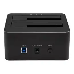 StarTech.com Dual-Bay USB 3.0 to SATA Hard Drive Docking Station, USB Hard Drive Dock, External 2.53.5 SA... (SDOCK2U33)_5