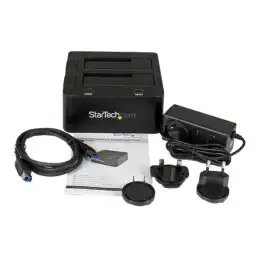 StarTech.com Dual-Bay USB 3.0 to SATA Hard Drive Docking Station, USB Hard Drive Dock, External 2.53.5 SA... (SDOCK2U33)_9