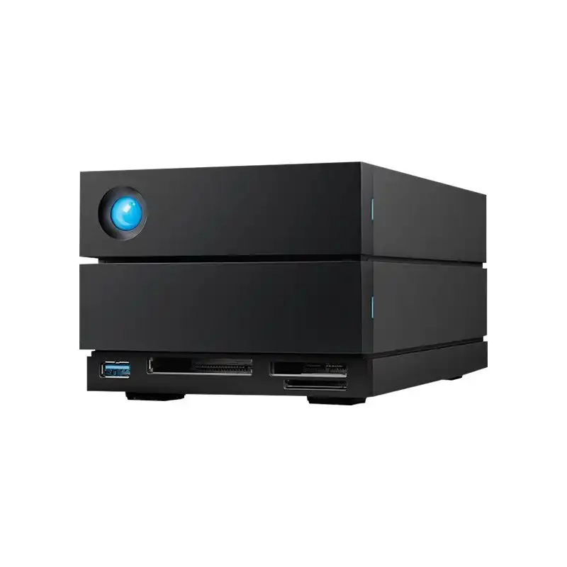 LaCie 2big Dock - Baie de disques - 16 To - 2 Baies (SATA-600) - HDD 8 To x 2 - Thunderbolt 3, USB 3.2... (STLG16000400)_1