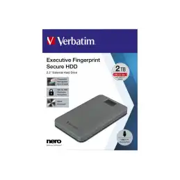 Verbatim Executive Fingerprint Secure - Disque dur - chiffré - 2 To - externe (portable) - USB 3.2 Gen 1 (USB... (53653)_7