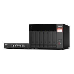 Serveur NAS - 6 Baies - SATA 6Gb - s - RAID RAID 0, 1, 5, 6, 10, 50, JBOD, 60 - RAM 8 Go - 2.5 Gi... (TS-673A-SW5T)_1