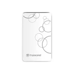 Transcend StoreJet 25A3 - Disque dur - 1 To - externe (portable) - 2.5" - USB 3.0 - blanc (TS1TSJ25A3W)_1