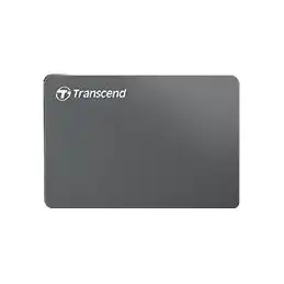 Transcend StoreJet 25C3 - Disque dur - 1 To - externe (portable) - 2.5" - USB 3.0 - gris de fer (TS1TSJ25C3N)_1