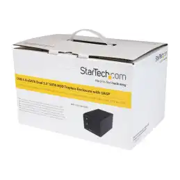 StarTech.com Boîtier USB 3.0 - eSATA sans tiroir pour 2 disques durs SATA III 3,5" 6Gb - s - Boîtier HD... (S352BU33RER)_2