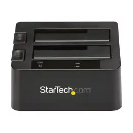 StarTech.com Dual-Bay USB 3.1 to SATA Hard Drive Docking Station, USB 3.1 (10 Gbps) Hard Drive Dock, Ext... (SDOCK2U313)_2