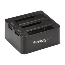 StarTech.com Dual-Bay USB 3.1 to SATA Hard Drive Docking Station, USB 3.1 (10 Gbps) Hard Drive Dock, Ext... (SDOCK2U313)_3