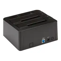 StarTech.com Dual-Bay USB 3.1 to SATA Hard Drive Docking Station, USB 3.1 (10 Gbps) Hard Drive Dock, Ext... (SDOCK2U313)_4