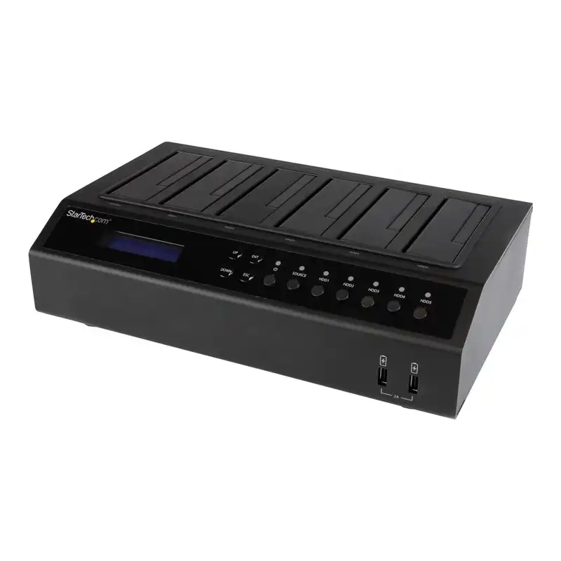 StarTech.com Duplicateur autonome de disque dur 1 vers 5 - Station d'accueil USB 3.0 - eSATA 6x HDD - ... (SATDOCK5U3ER)_1