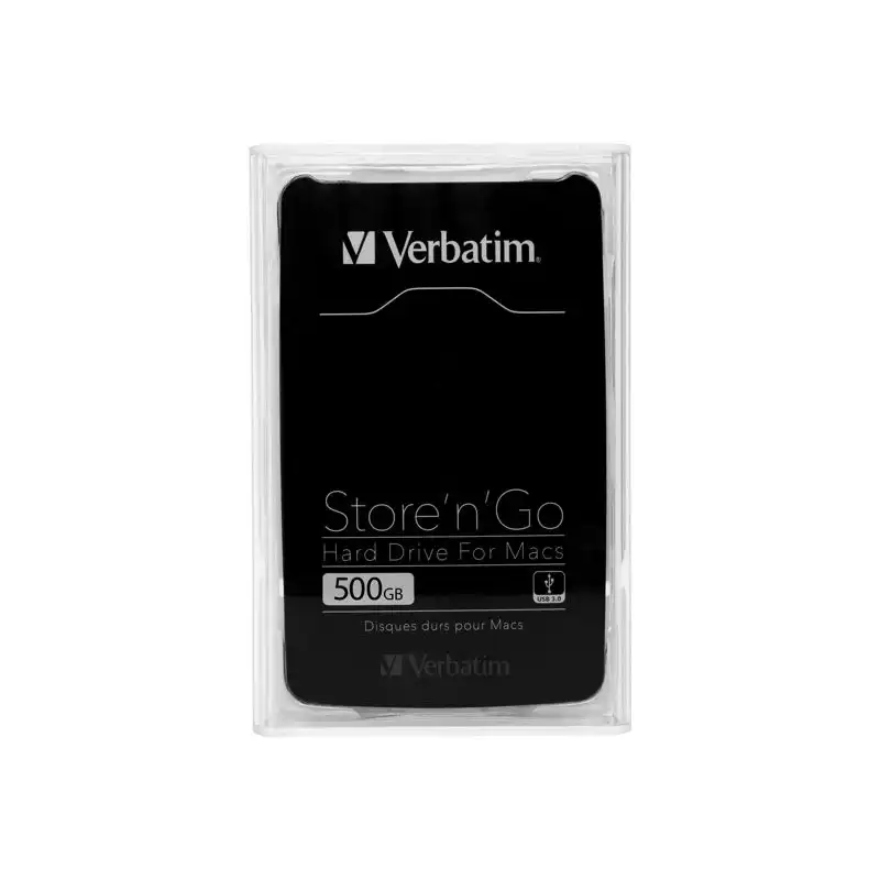 Verbatim Store 'n' Go Hard Drive for Macs - Disque dur - 500 Go - externe (portable) - USB 3.0 - 5400 tours -... (53040)_1