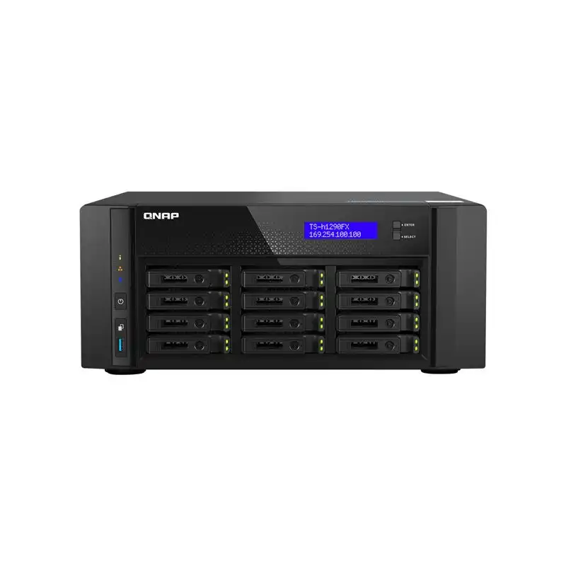 Serveur NAS - 12 Baies - RAM 256 Go - 25 Gigabit Ethernet - 2.5 Gigabit Ethernet - iSCSI... (TS-H1290FX-7302P-256G)_1