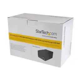 StarTech.com Boîtier RAID USB 3.0 pour 2 disques durs - HDD SATA III de 3,5 pouces avec UASP et hub - co... (S352BU33HR)_4