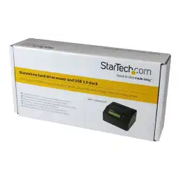 StarTech.com Station d'accueil USB 3.0 autonome pour HDD - SSD SATA I - II de 2,5" et 3,5" - Effacement ... (SDOCK1EU3P)_10