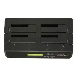 StarTech.com Duplicateur autonome 1 vers 3 pour disques durs SATA - Station d'accueil USB 3.0 - eSATA ... (SATDOCK4U3RE)_2