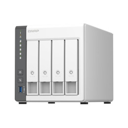 Serveur NAS - 4 Baies - SATA 6Gb - s - RAID 0, 1, 5, 6, 10, JBOD, 50, 60 - RAM 4 Go ... (K/TS-433-4G+4XMN10ADA800S)_1