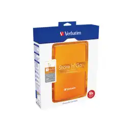 Verbatim Store 'n' Go Portable - Disque dur - 1 To - externe (portable) - USB 3.0 - 5400 tours - min - Orange... (53076)_2