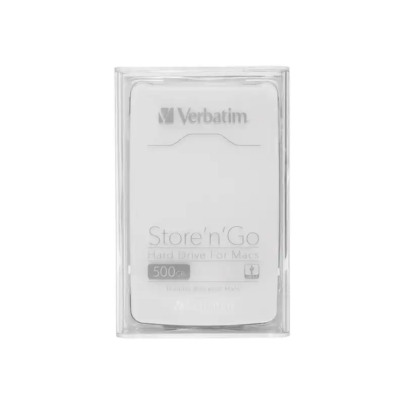 Verbatim Store 'n' Go Hard Drive for Macs - Disque dur - 500 Go - externe (portable) - USB 3.0 - 5400 tours -... (53041)_1