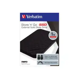 Verbatim Store 'n' Go - SSD - 1 To - externe (portable) - USB 3.2 Gen 1 (USB-C connecteur) (53230)_5