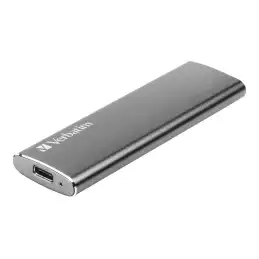 Verbatim Vx500 - SSD - 120 Go - externe (portable) - USB 3.1 Gen 2 (USB-C connecteur) - gris sidéral (47441)_1