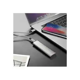 Verbatim Vx500 - SSD - 120 Go - externe (portable) - USB 3.1 Gen 2 (USB-C connecteur) - gris sidéral (47441)_3