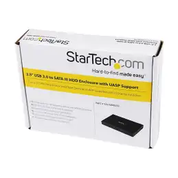 StarTech.com Boîtier USB 3.0 externe pour disque dur de 2,5" SATA III - Boîtier HDD - SSD de 2,5 pouces ... (S2510BMU33)_3