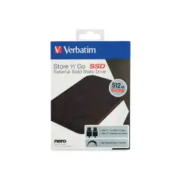 Verbatim Store 'n' Go - SSD - 512 Go - externe (portable) - USB 3.2 Gen 1 (USB-C connecteur) (53250)_4