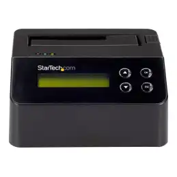 StarTech.com Effaceur de disque dur SATA 2,5" - 3,5" avec fonctionnalité de station d'accueil - Autonom... (SDOCK1EU3P2)_3