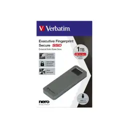 Verbatim Executive Fingerprint Secure - SSD - chiffré - 1 To - externe (portable) - USB 3.2 Gen 1 (USB-C conn... (53657)_4