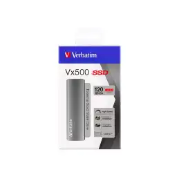 Verbatim Vx500 - SSD - 480 Go - externe (portable) - USB 3.1 Gen 2 (USB-C connecteur) - gris sidéral (47443)_2