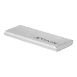 Transcend ESD240C - SSD - 120 Go - externe (portable) - M.2 - USB 3.1 Gen 2 (USB-C connecteur) - argent (TS120GESD240C)_1