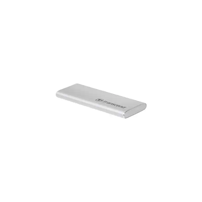 Transcend ESD240C - SSD - 120 Go - externe (portable) - M.2 - USB 3.1 Gen 2 (USB-C connecteur) - argent (TS120GESD240C)_1