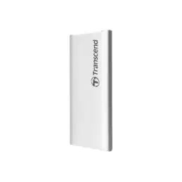 Transcend ESD240C - SSD - 120 Go - externe (portable) - M.2 - USB 3.1 Gen 2 (USB-C connecteur) - argent (TS120GESD240C)_2