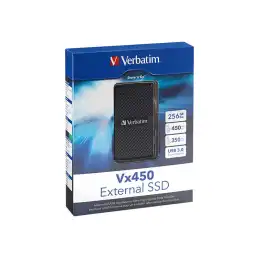 Verbatim Vx450 - SSD - 128 Go - externe (portable) - USB 3.0 - noir brillant (47680)_4