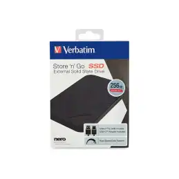 Verbatim Store 'n' Go - SSD - 256 Go - externe (portable) - USB 3.2 Gen 1 (USB-C connecteur) (53249)_4