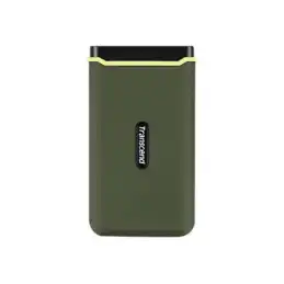 Transcend ESD380C - SSD - 1 To - externe (portable) - USB 3.2 Gen 2x2 - vert militaire (TS1TESD380C)_1