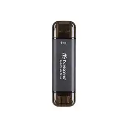 Transcend ESD310C - SSD - 1 To - externe (portable) - USB 3.2 Gen 2x1 (USB-C connecteur) - noir (TS1TESD310C)_1